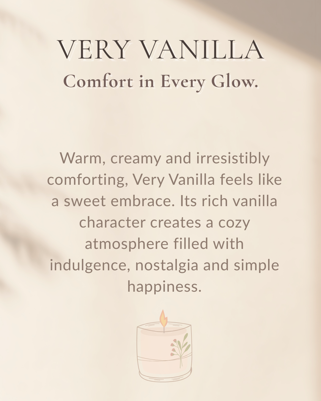 Very Vanilla | Scented Soy Wax Tealight Candles | Pack of 18