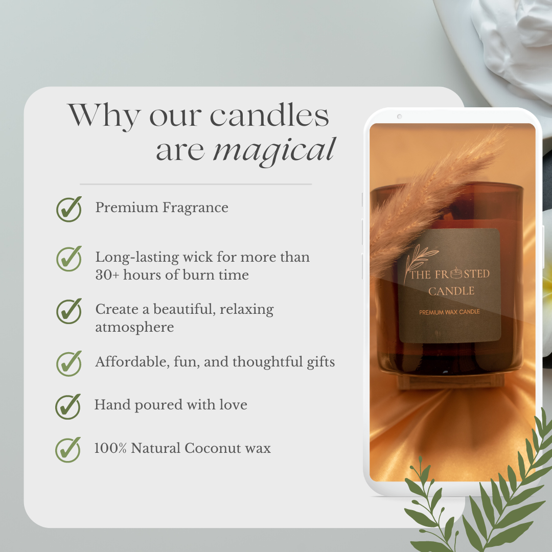 Geranium Saffron | Coconut Wax Candle | NAYAM