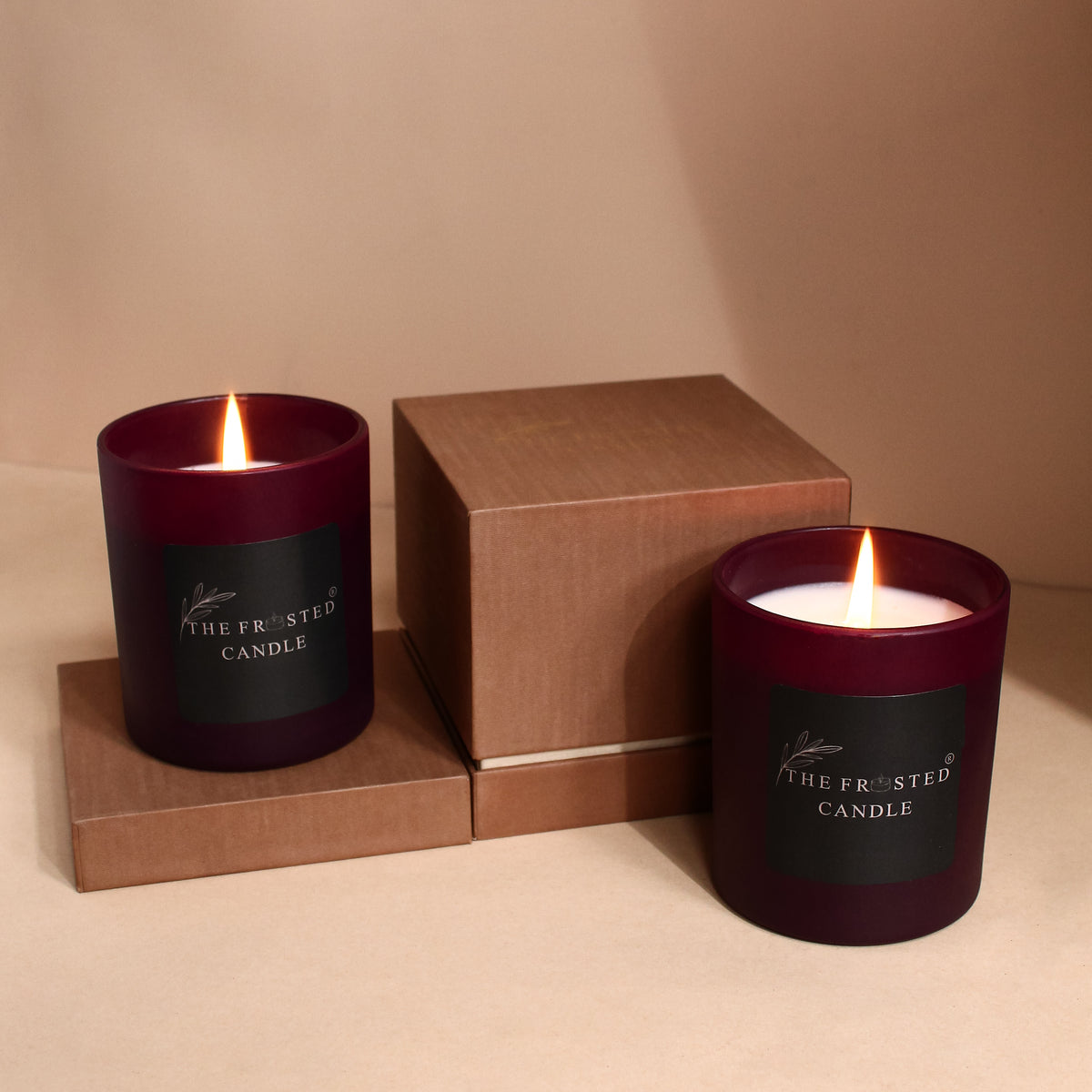 Floral Breeze | Dark Rose | Soy Wax Candle | NAYAM