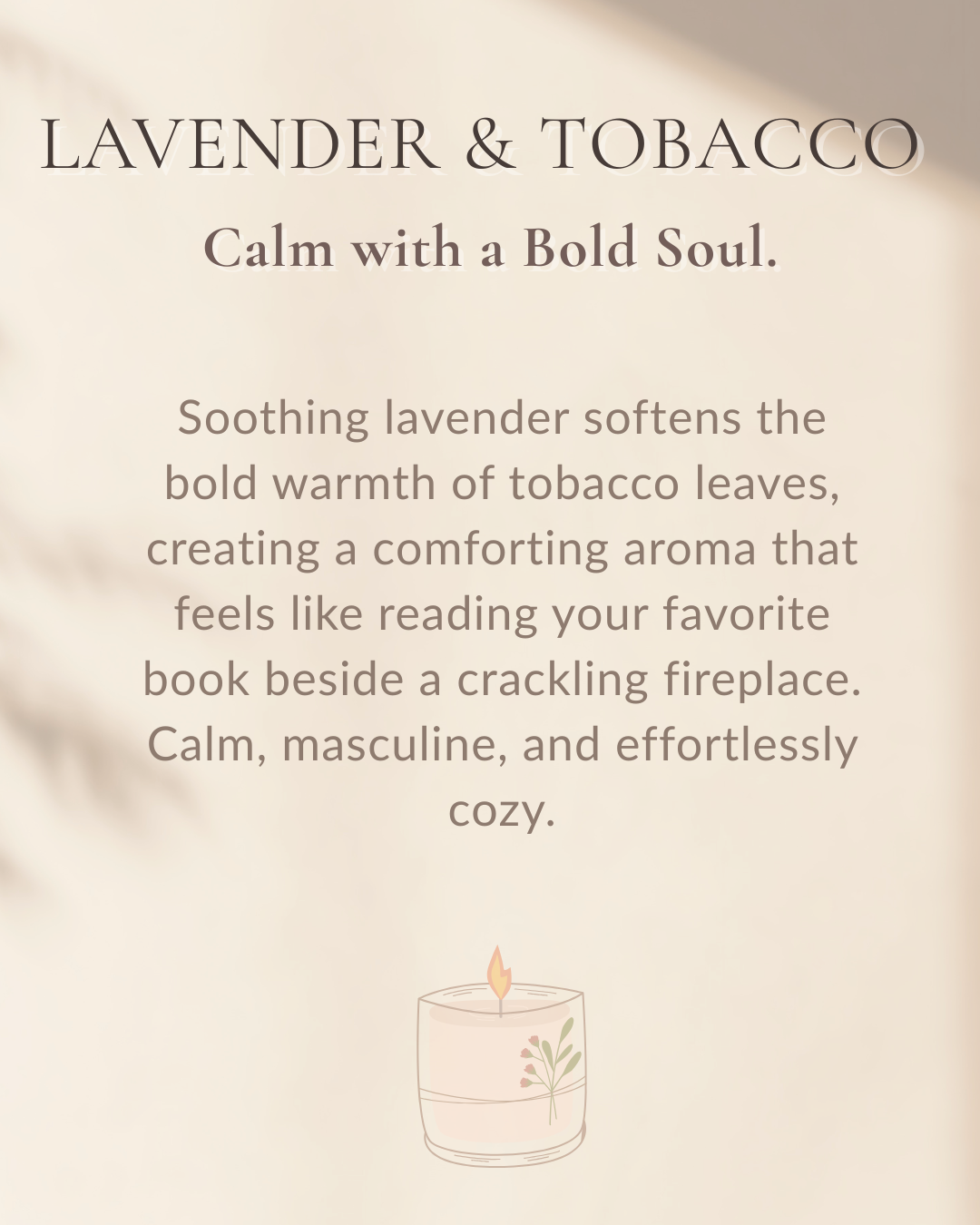 Lavender Tobacco | Scented Soy Wax Tealight Candles | Pack of 18