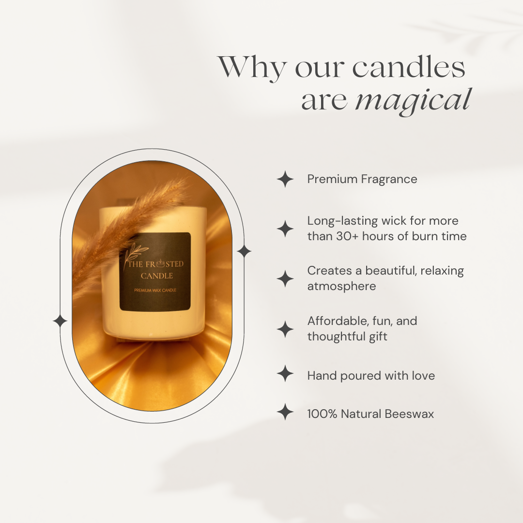 Teek Wood | Beeswax Candle | NAYAM