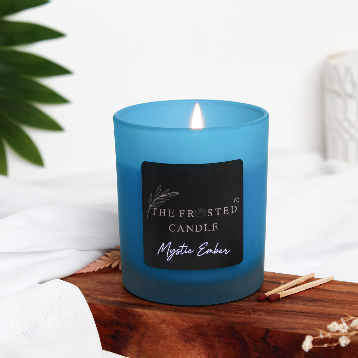 Mystic Ember | Lavender & Tobacco | Soy Wax Candle | NAYAM