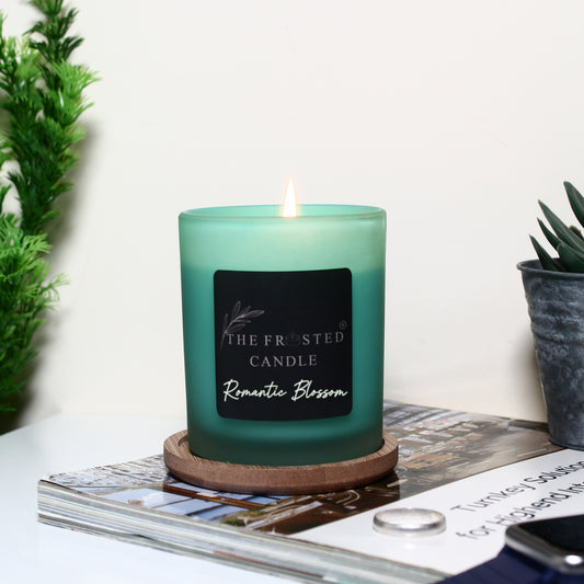 Romantic Blossom | Geranium & Saffron | Soy Wax Candle | NAYAM