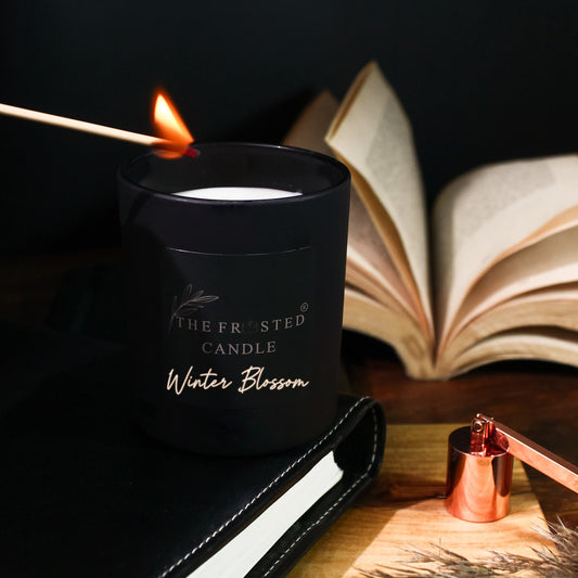 Winter Blossom | Cardamom & Saffron | Soy Wax Candle | NAYAM