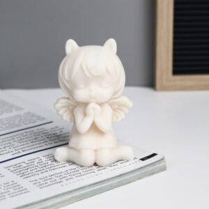 cute angel decorative candle